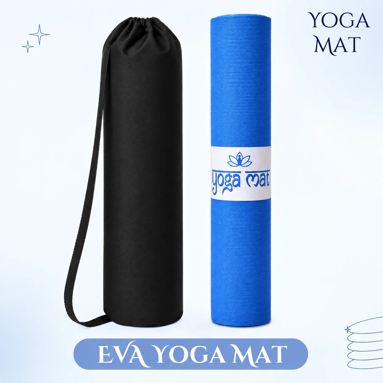 Blue Yoga Mat